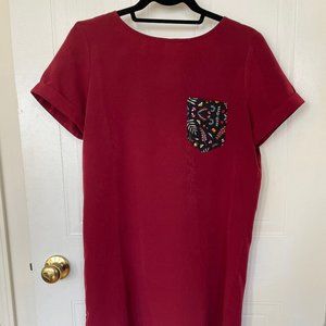 Silky T-shirt Dress